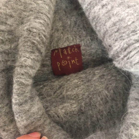 Warm Gray Foldover Sweater - Picture 3 of 4